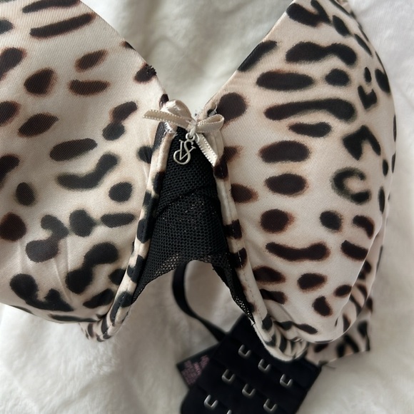 VINTAGE Victoria Secret Lined Demi Animal print 36 DDD - Picture 2 of 8